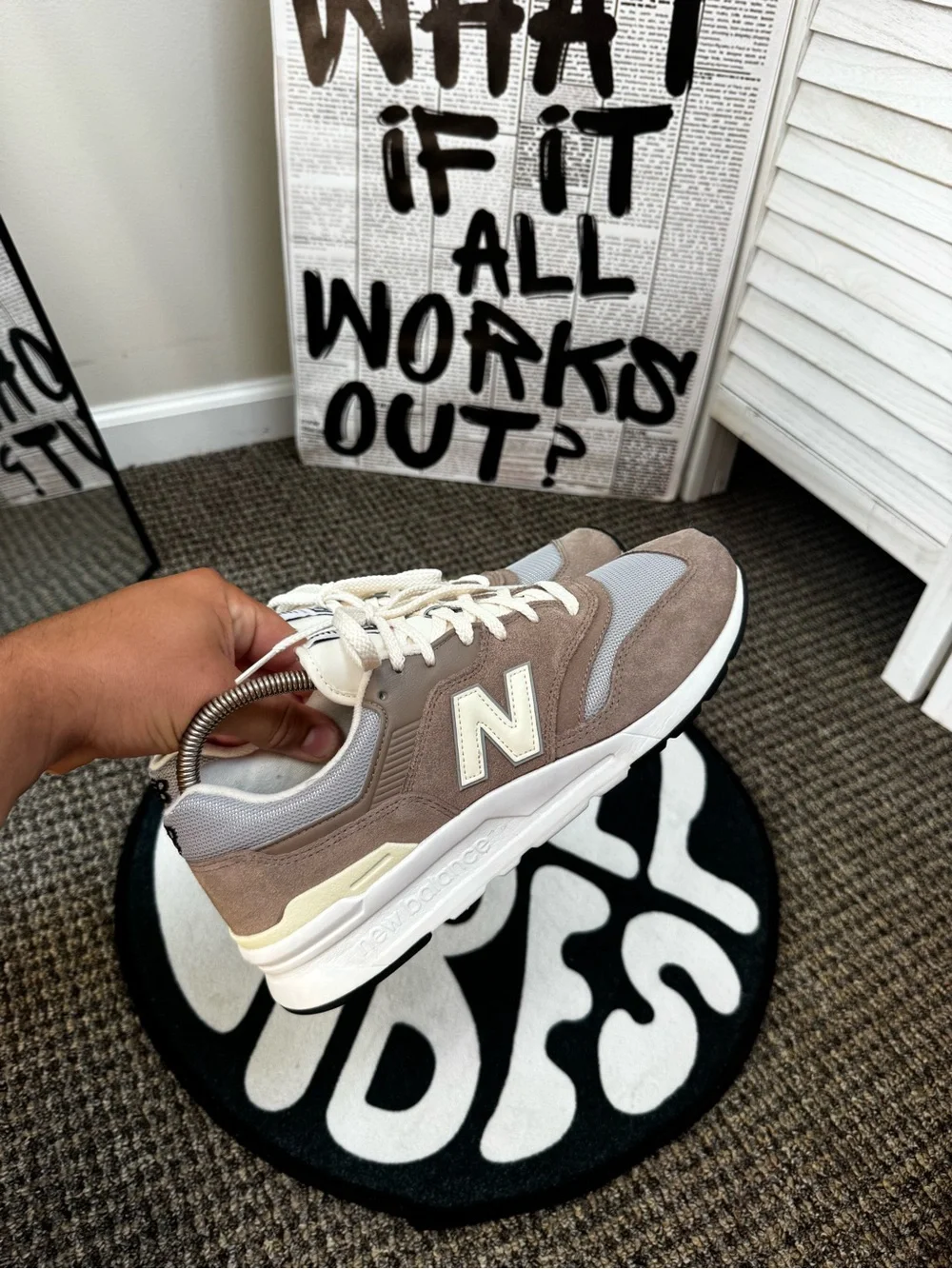 New Balance 997H CM997HVD Brown Grey Men’s US 9 EU 42.5